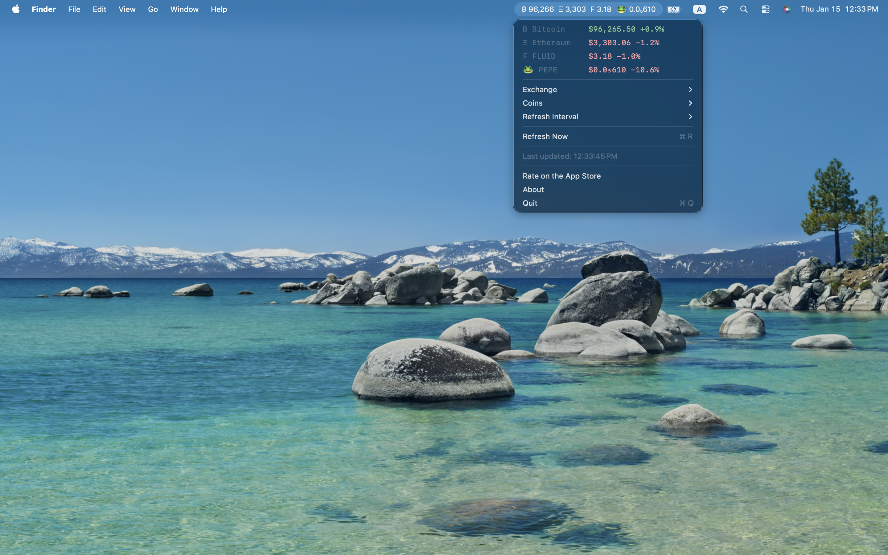 Click to see all your coins